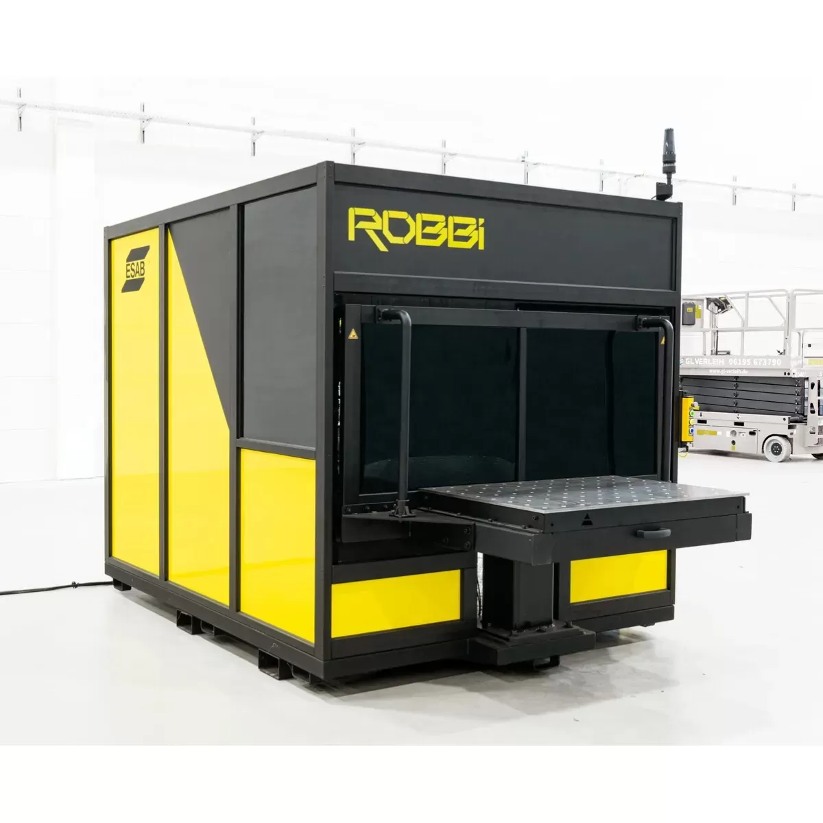 ESAB ROBBI 360 Κλειστό Κελί Συγκόλλησης Cobot με Περιστροφικό Τραπέζι